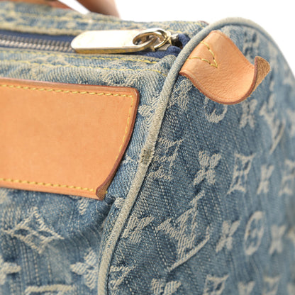 Louis Vuitton Monogram Denim Neo Speedy Blue 17 of 18
