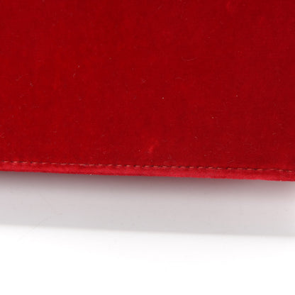 Gucci Velvet Crystal Square G Shoulder Bag Red 11 of 14