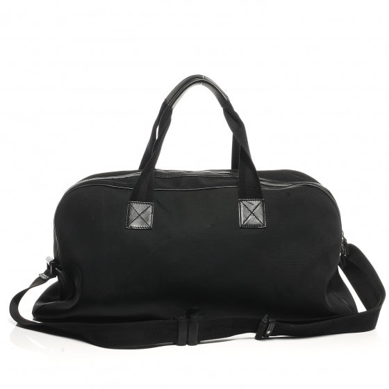 Canvas Large Parana Web Duffle Bag Black