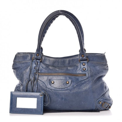 Balenciaga Chevre Classic Hardware Purse Bleu 1 of 11