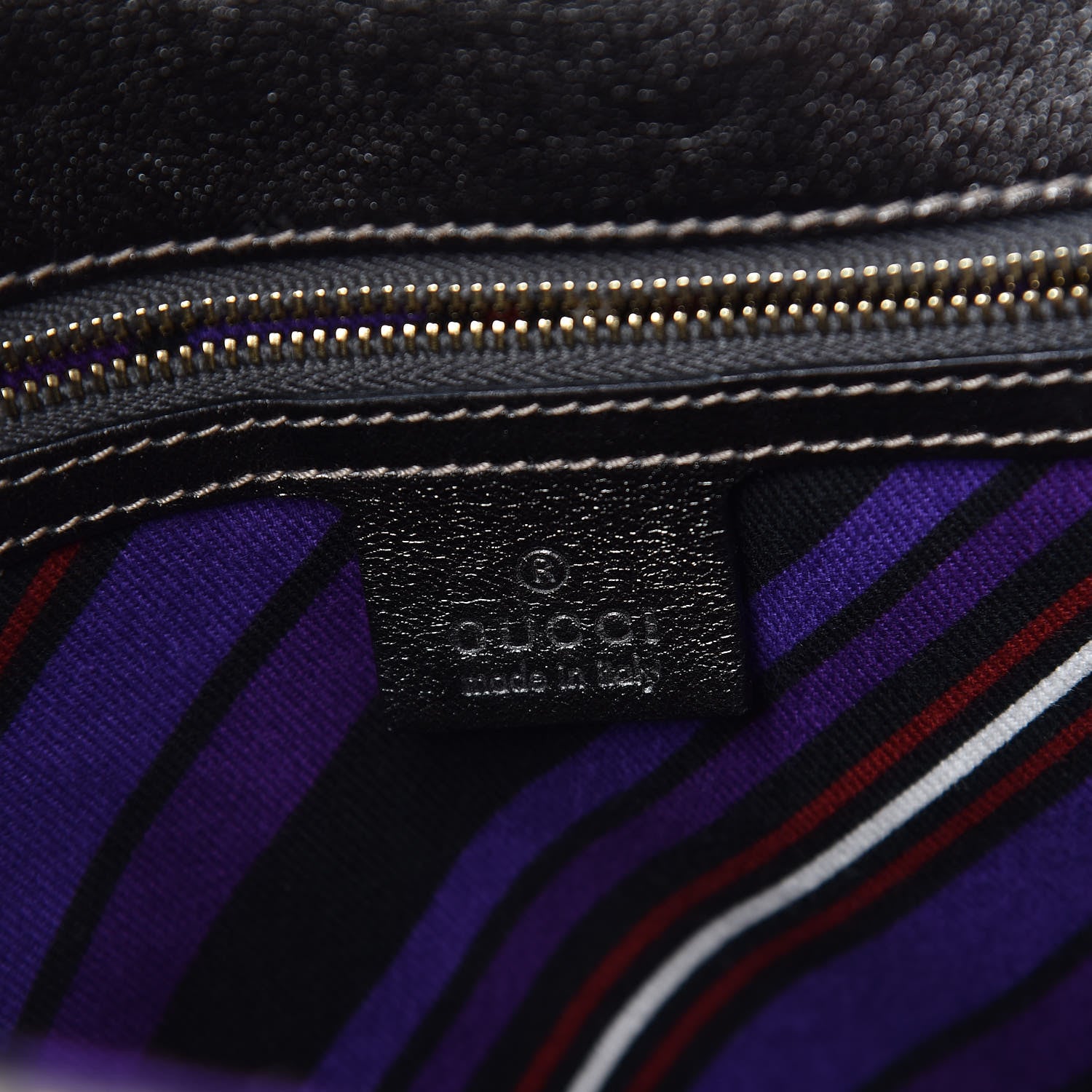 Gucci Guccissima Britt Tassel Shoulder Bag Gunmetal 8 of 10