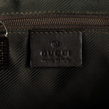 Gucci Monogram Web Jackie O Hobo Dark Brown 6 of 7