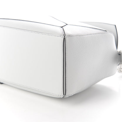 Loewe Calfskin Small Puzzle Bag White 7 of 9