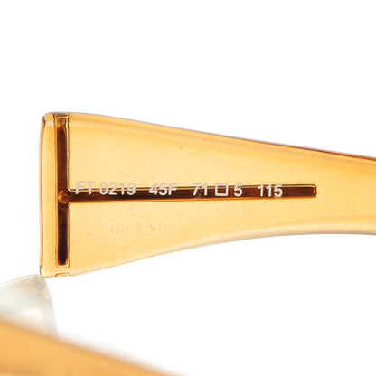Tom Ford Daphne Oversized Sunglasses FT0219 Gold Translucent 4 of 6