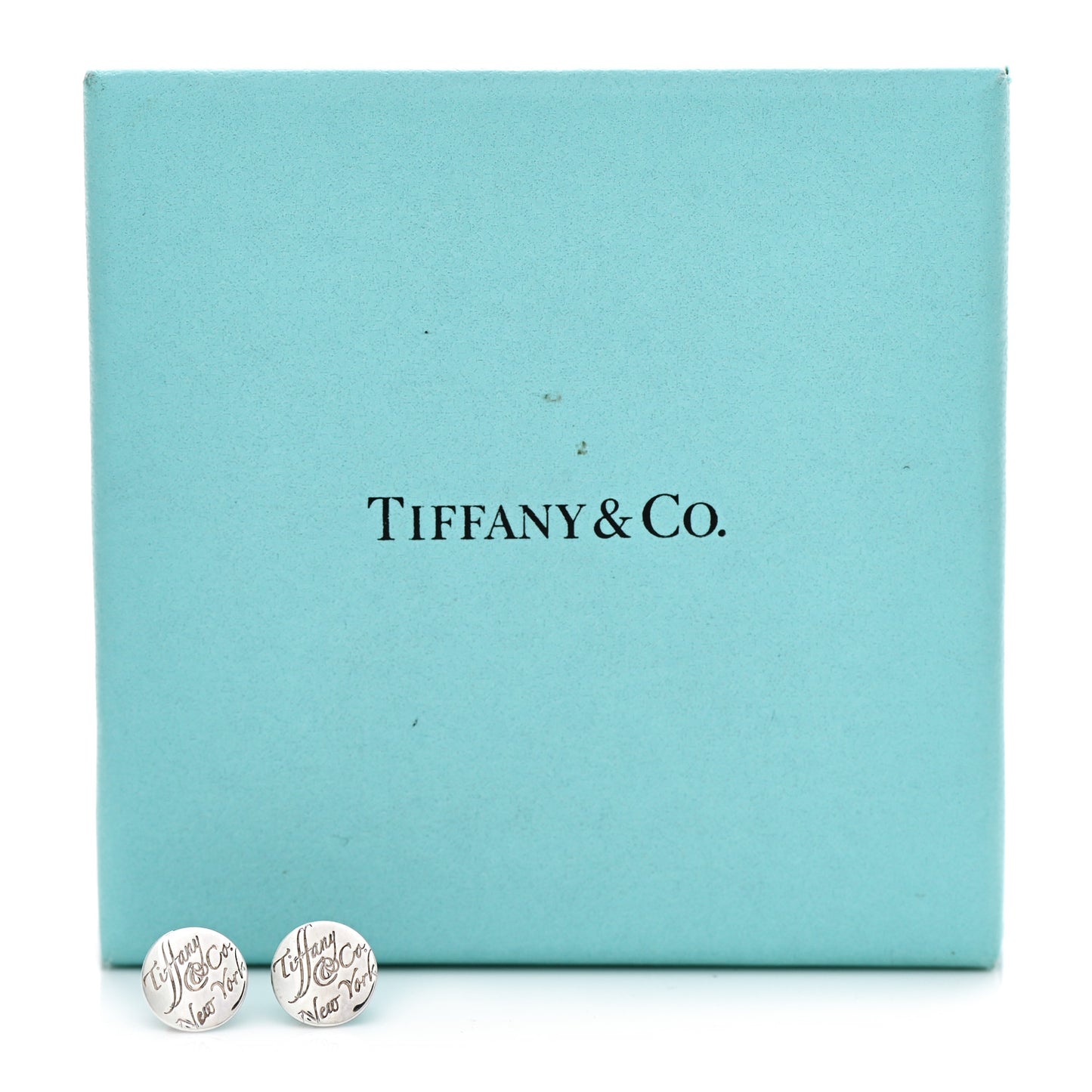 Sterling Silver Notes Round Earrings