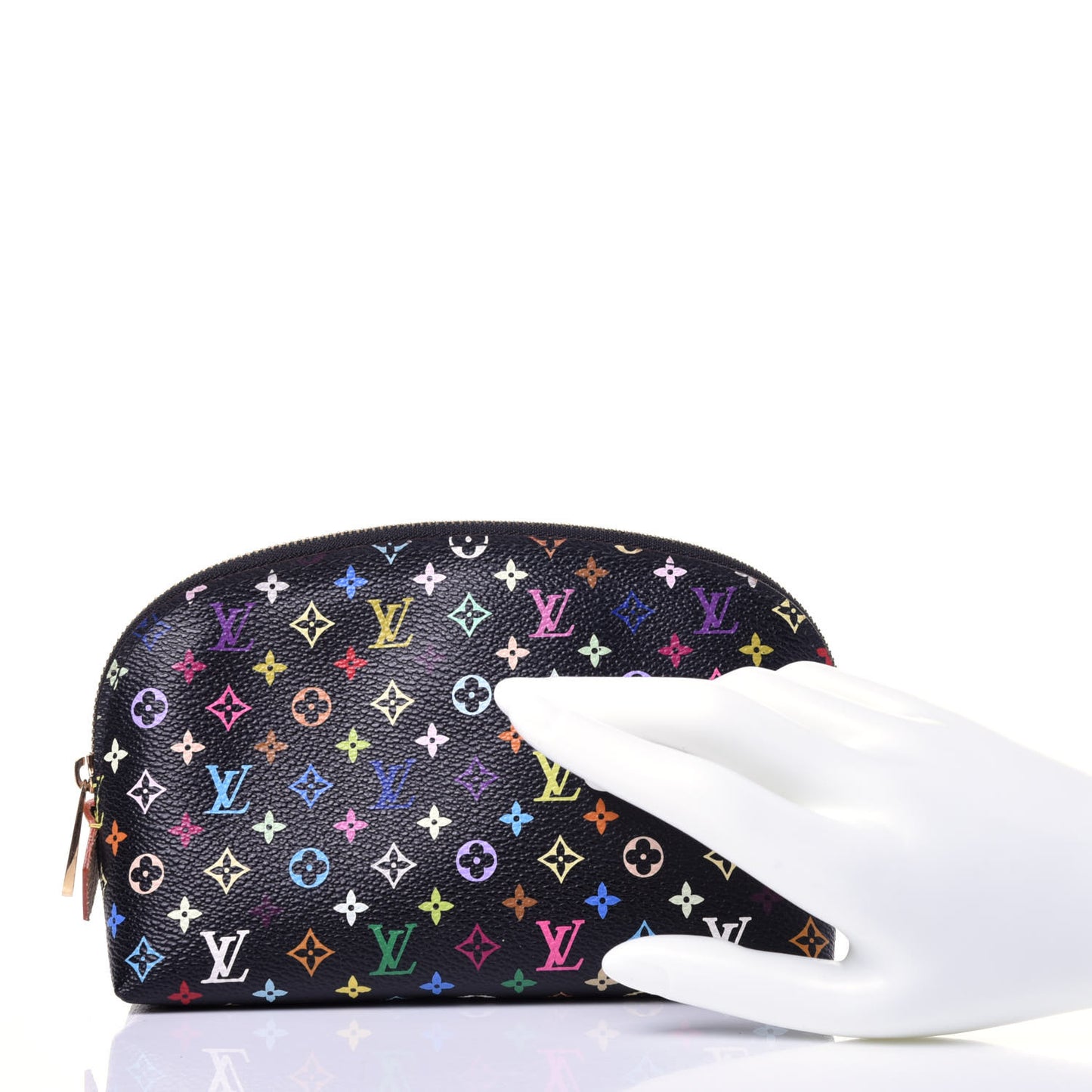 Monogram Multicolor Cosmetic Pouch Black Grenade