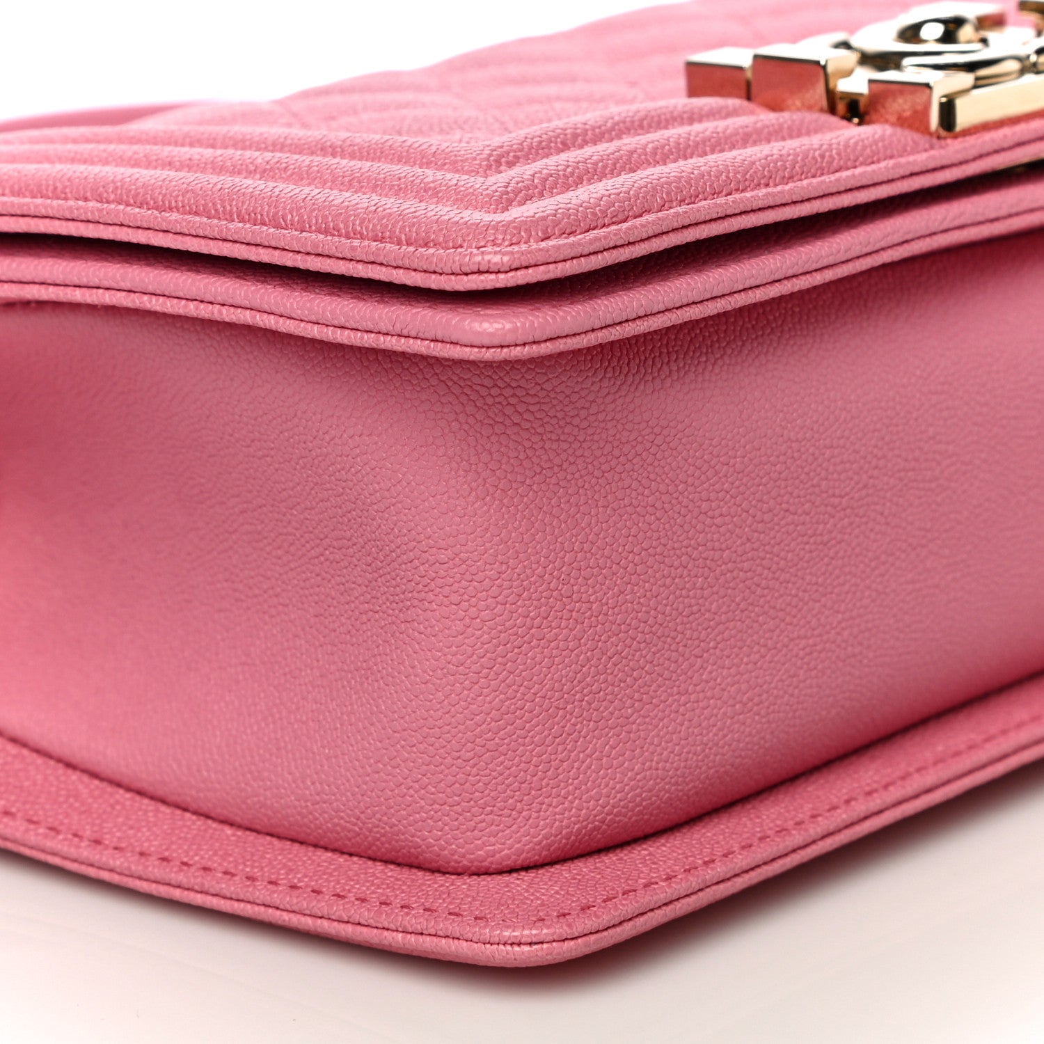 Chanel Caviar Quilted Small Boy Flap Pink 9 of 11