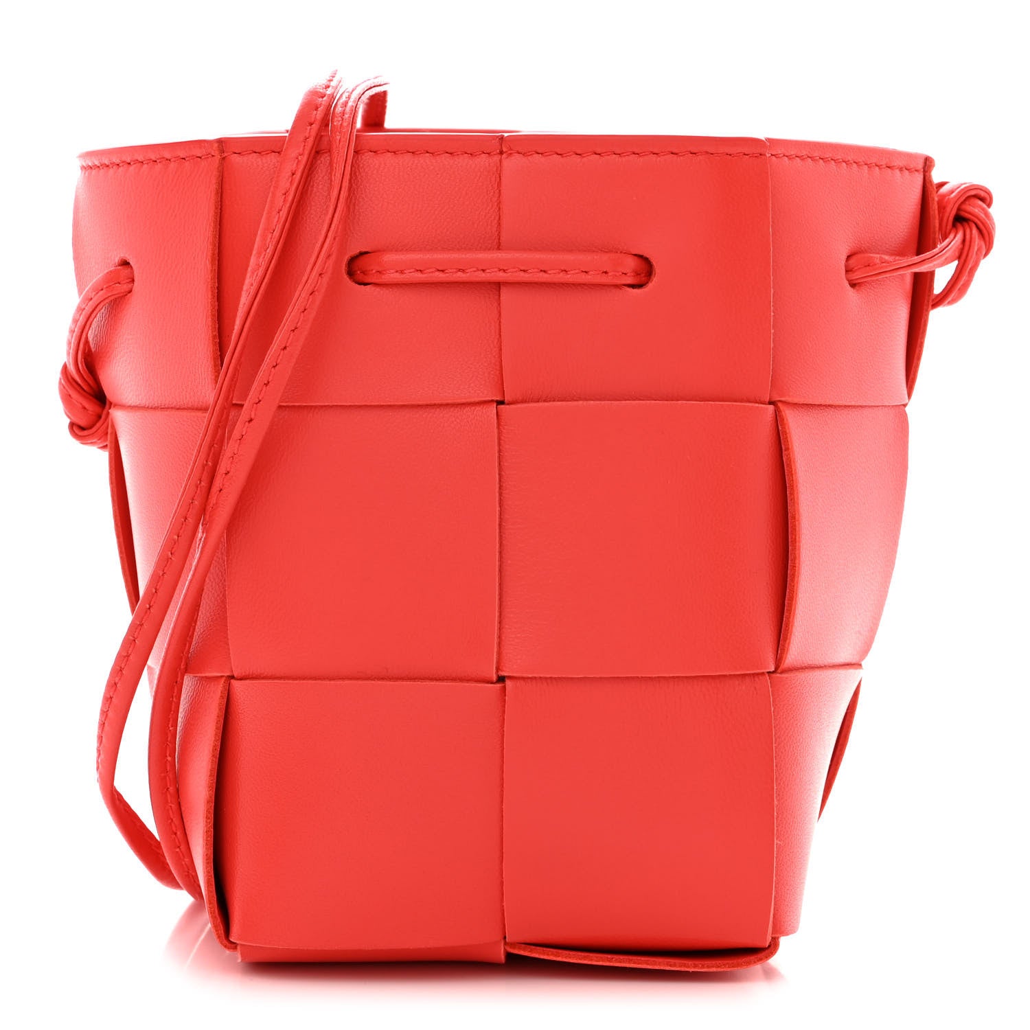 Bottega Veneta Nappa Maxi Intrecciato Mini Cassette Bucket Bag Sunburst 1 of 9