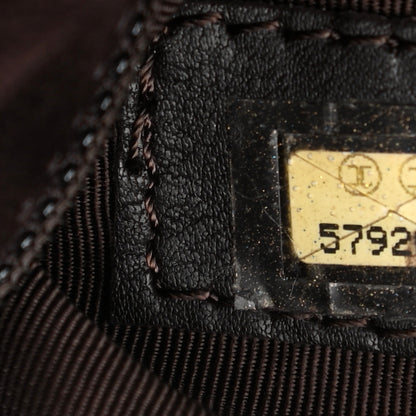Chanel Suede CC Messenger Flap Bag Brown 7 of 12