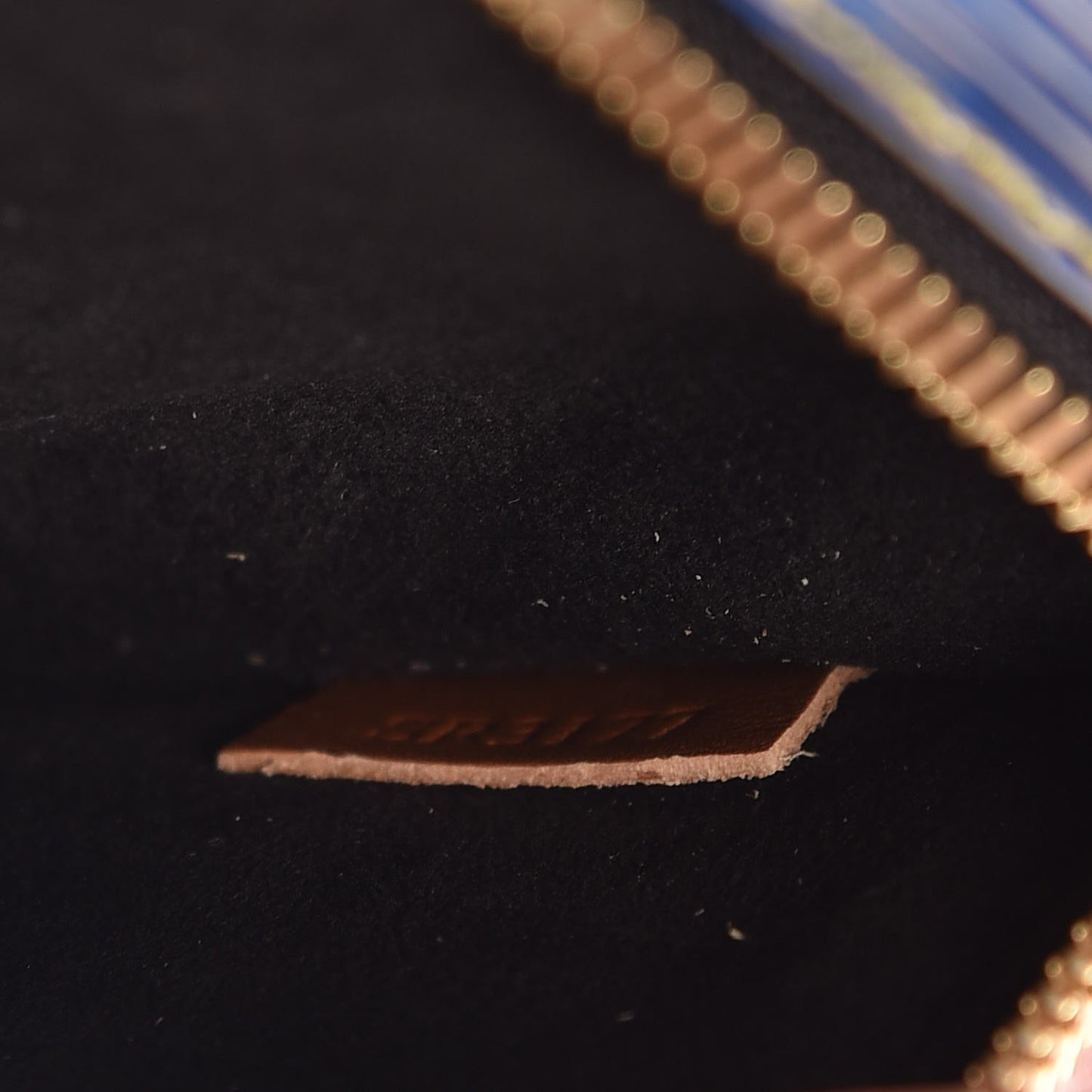 Epi Reverse Monogram Pochette Metis Denim Light