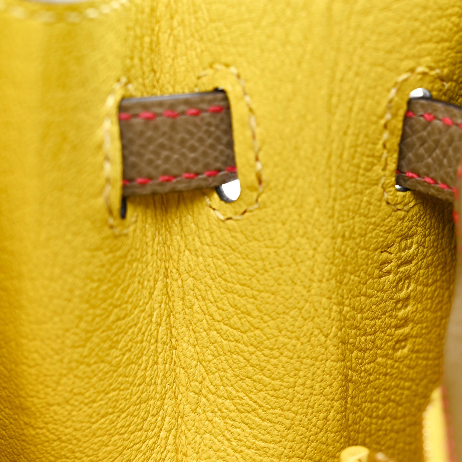 Hermes Epsom Horseshoe Kelly Sellier 25 Gris Asphalte Lime 7 of 11