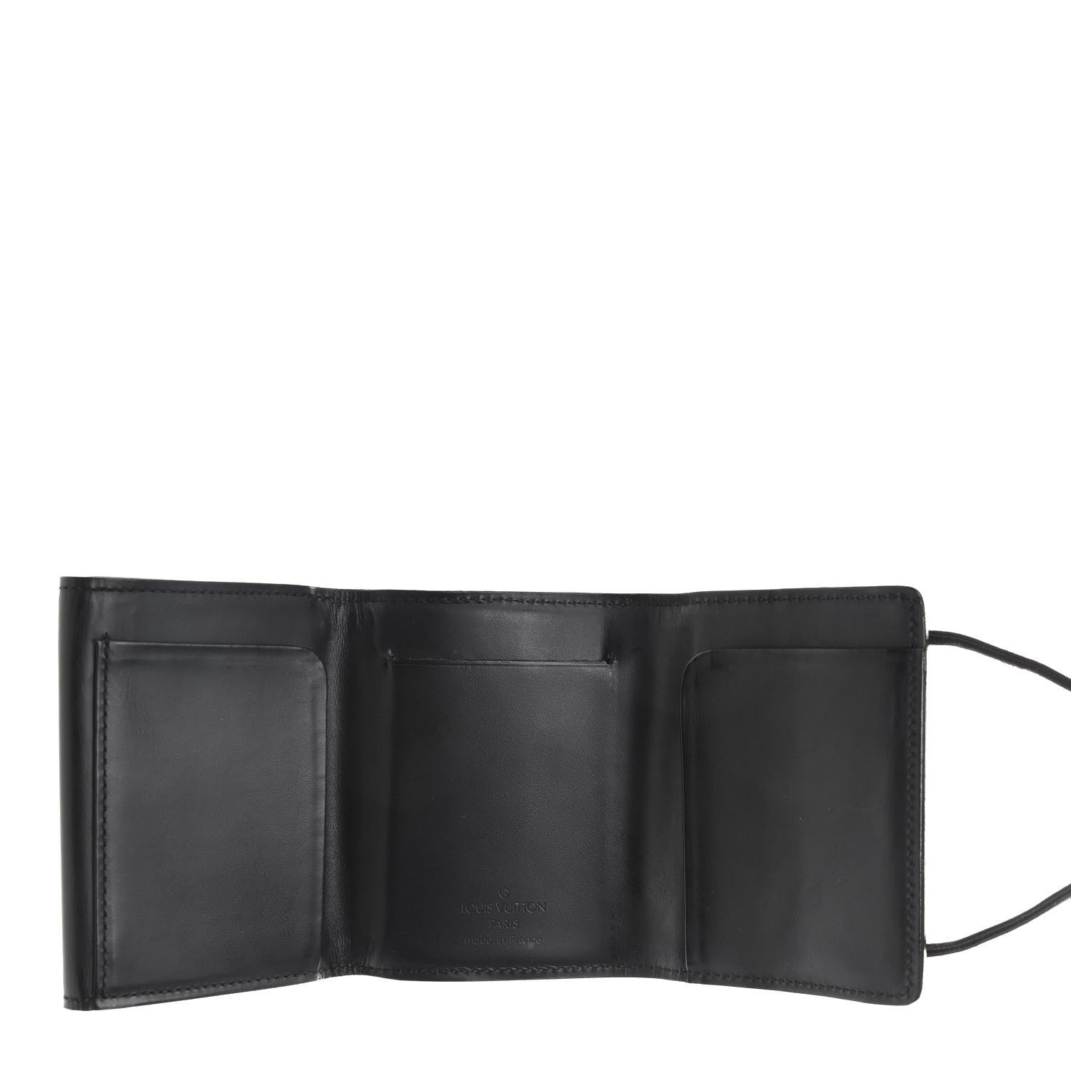 Louis Vuitton Epi Porte Monnaie Elastique Wallet Black 5 of 8