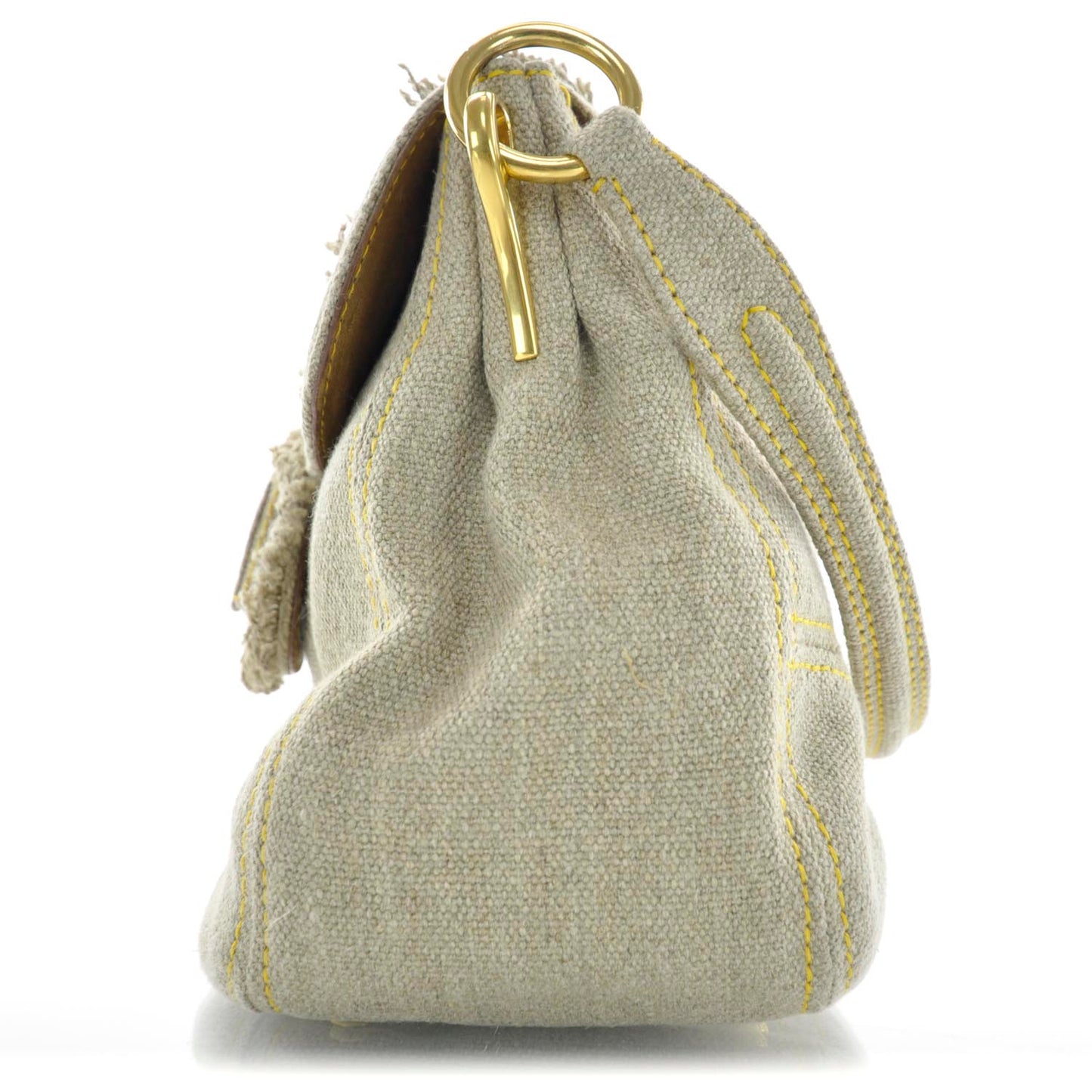 Lino Turnlock Flap Bag Corda