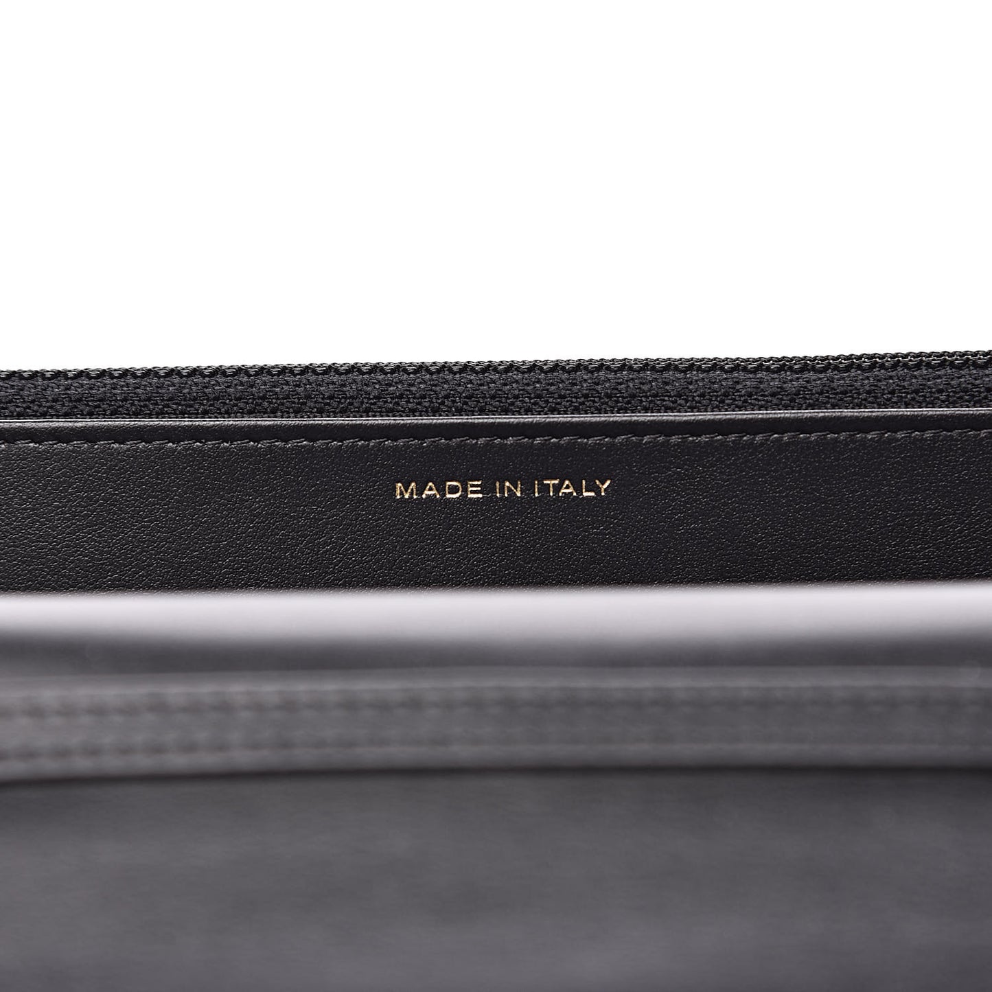 Calfskin Crocodile Embossed Graffiti 2.55 Crocodile Reissue Wallet On Chain WOC Black Gold