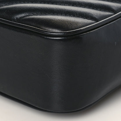 Saint Laurent Calfskin Matelasse Monogram Monochrome Lou Camera Bag Black 8 of 8
