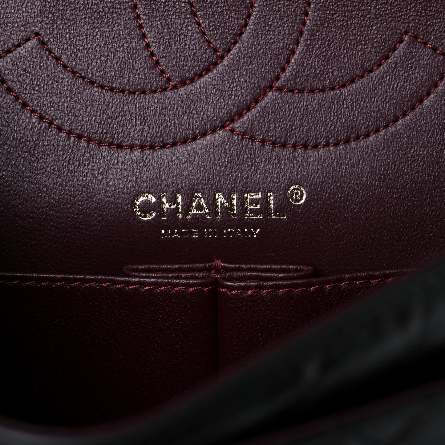 Aged Calfskin Quilted 2.55 Reissue 225 Flap Black
