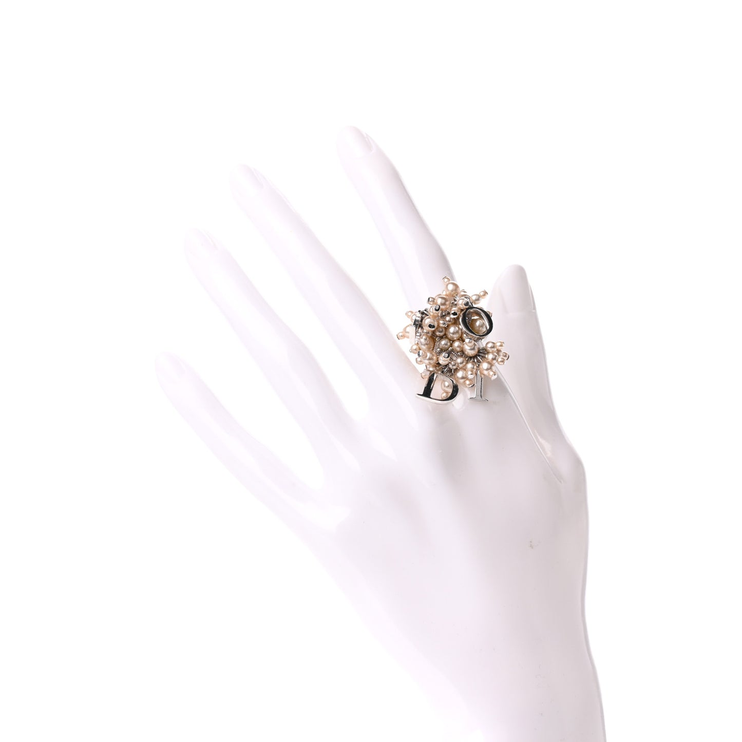 Pearl Star Logo Ring 6 Silver