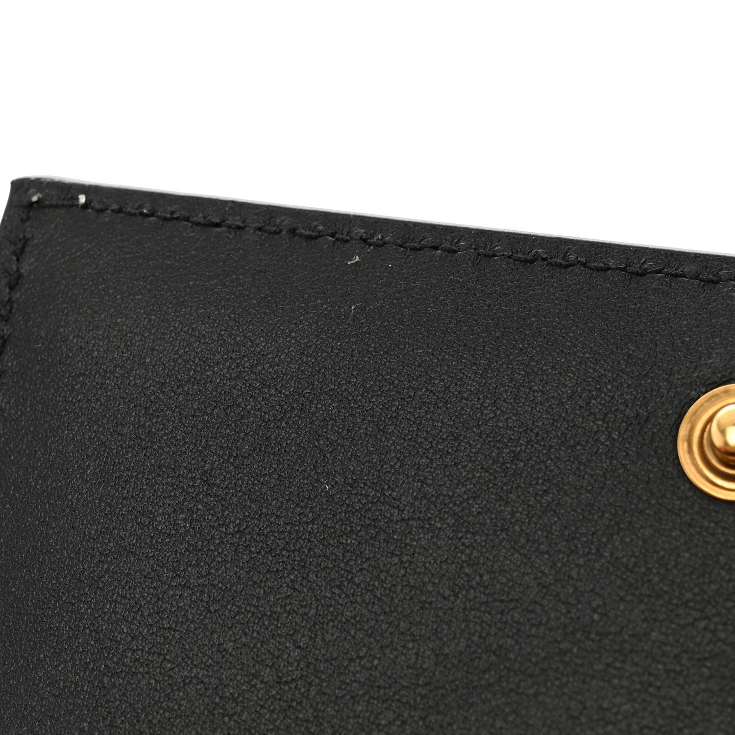 Saint Laurent Calfskin Monogram Tropical Print Chain Card Case Red Black 12 of 14