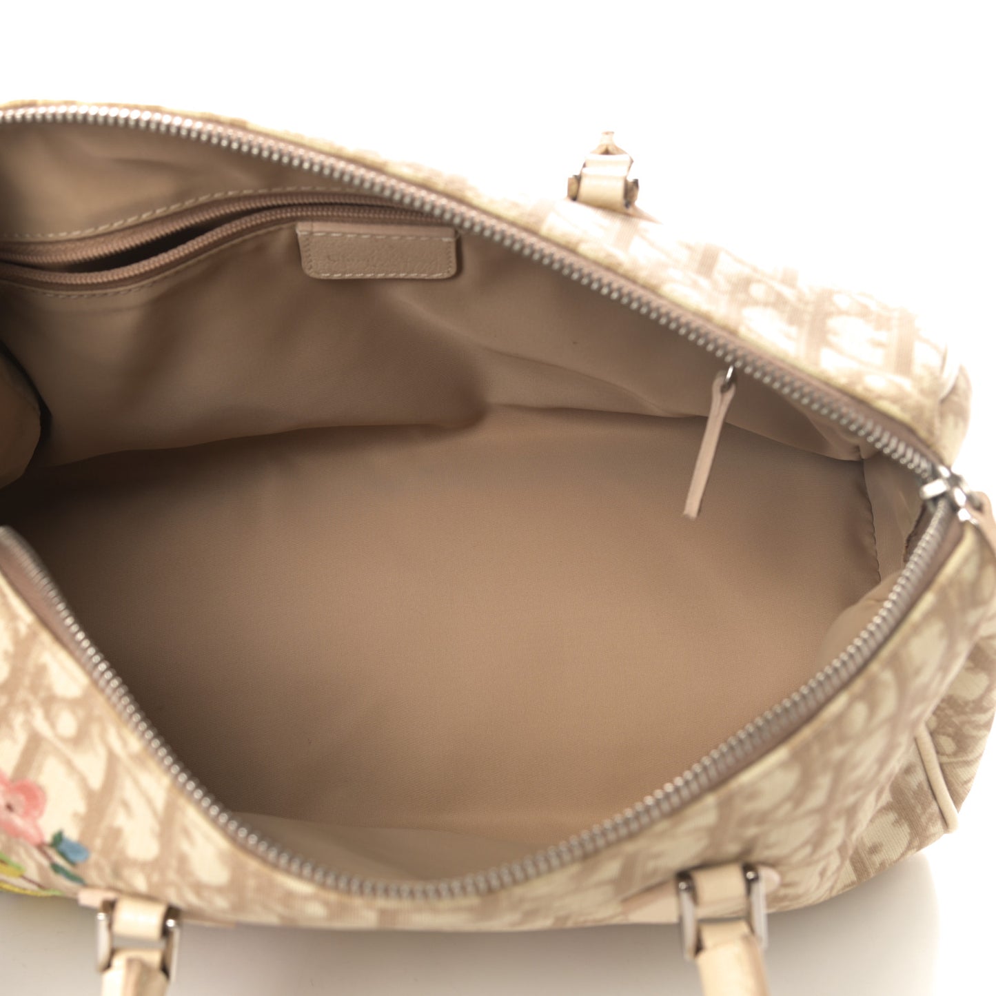 Monogram Vintage Flowers Boston Beige