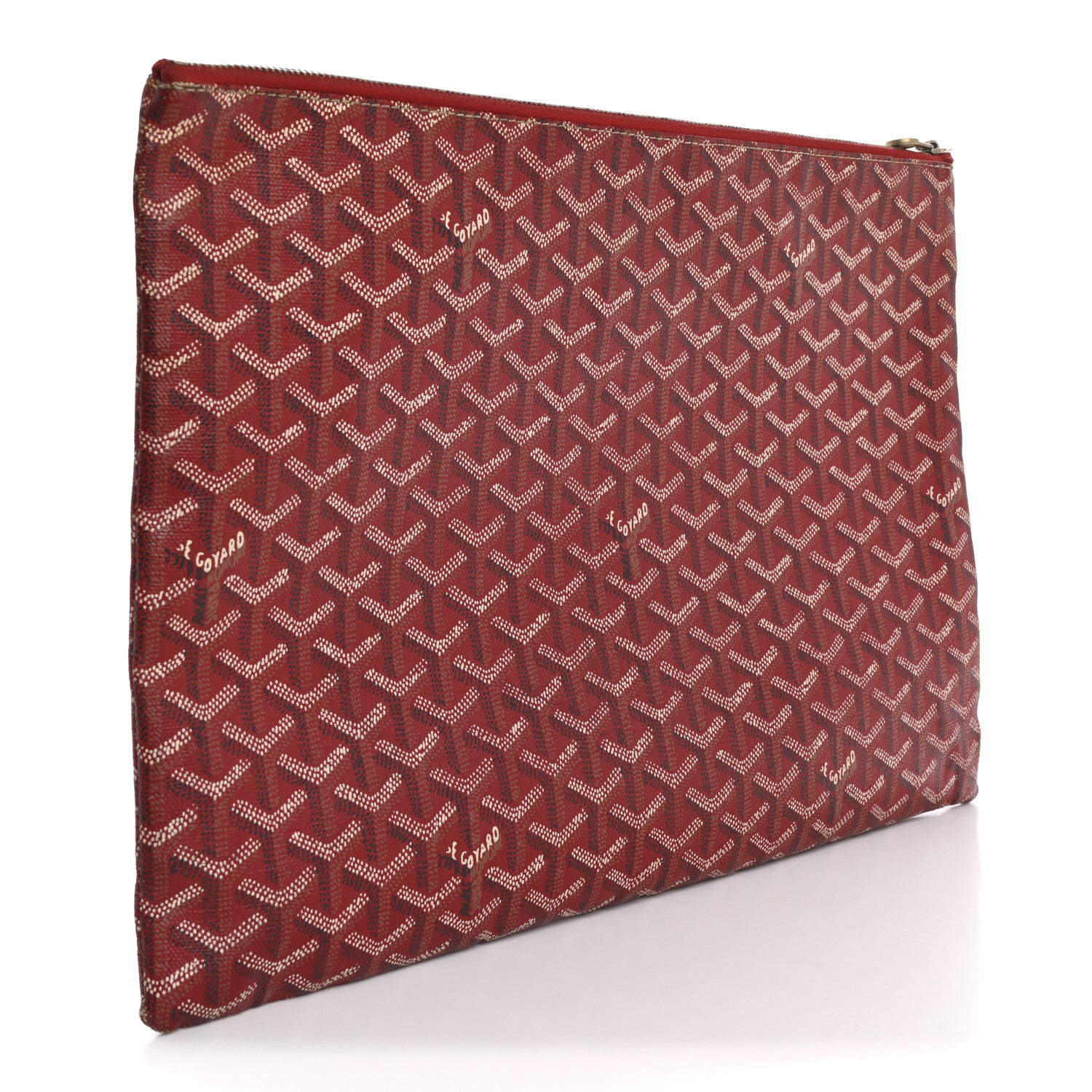 Goyard Goyardine Senat Pochette GM Red 3 of 11