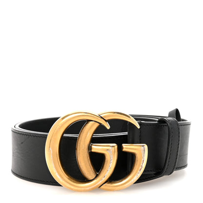 Gucci Calfskin Double G 40mm Belt 95 38 Black 1 of 5