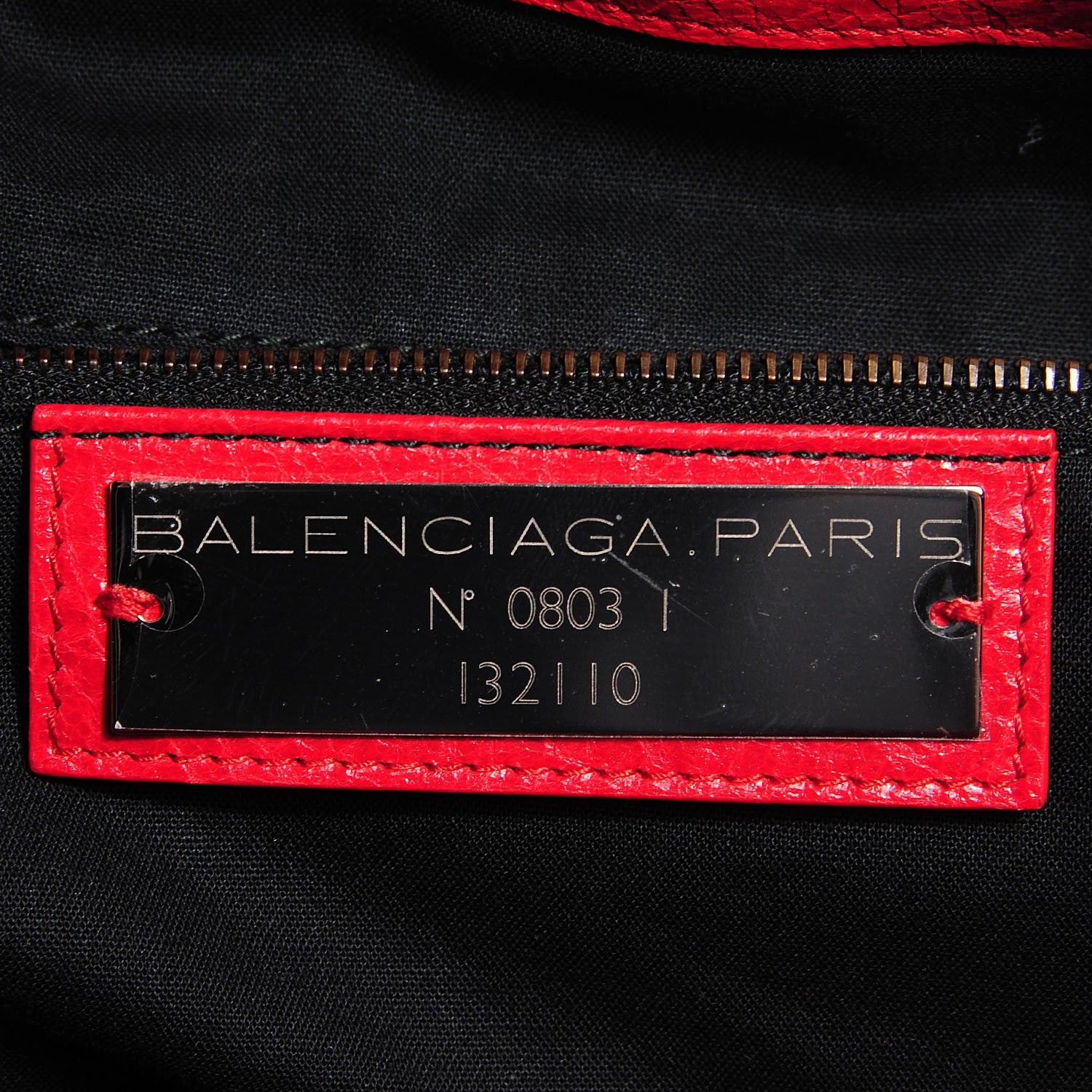 Balenciaga Agneau Classic Hardware Work Rouge Cardinal 7 of 13