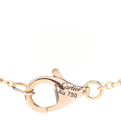 Cartier 18K Pink Gold Diamond Black Onyx XS Amulette de Cartier Pendant Necklace 5 of 6