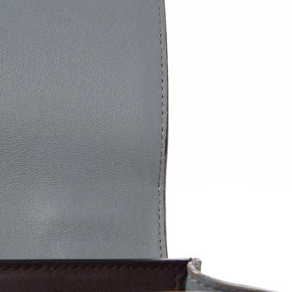 Celine Smooth Calfskin Suede Medium Tri-Color Trapeze Dark Grey 15 of 17