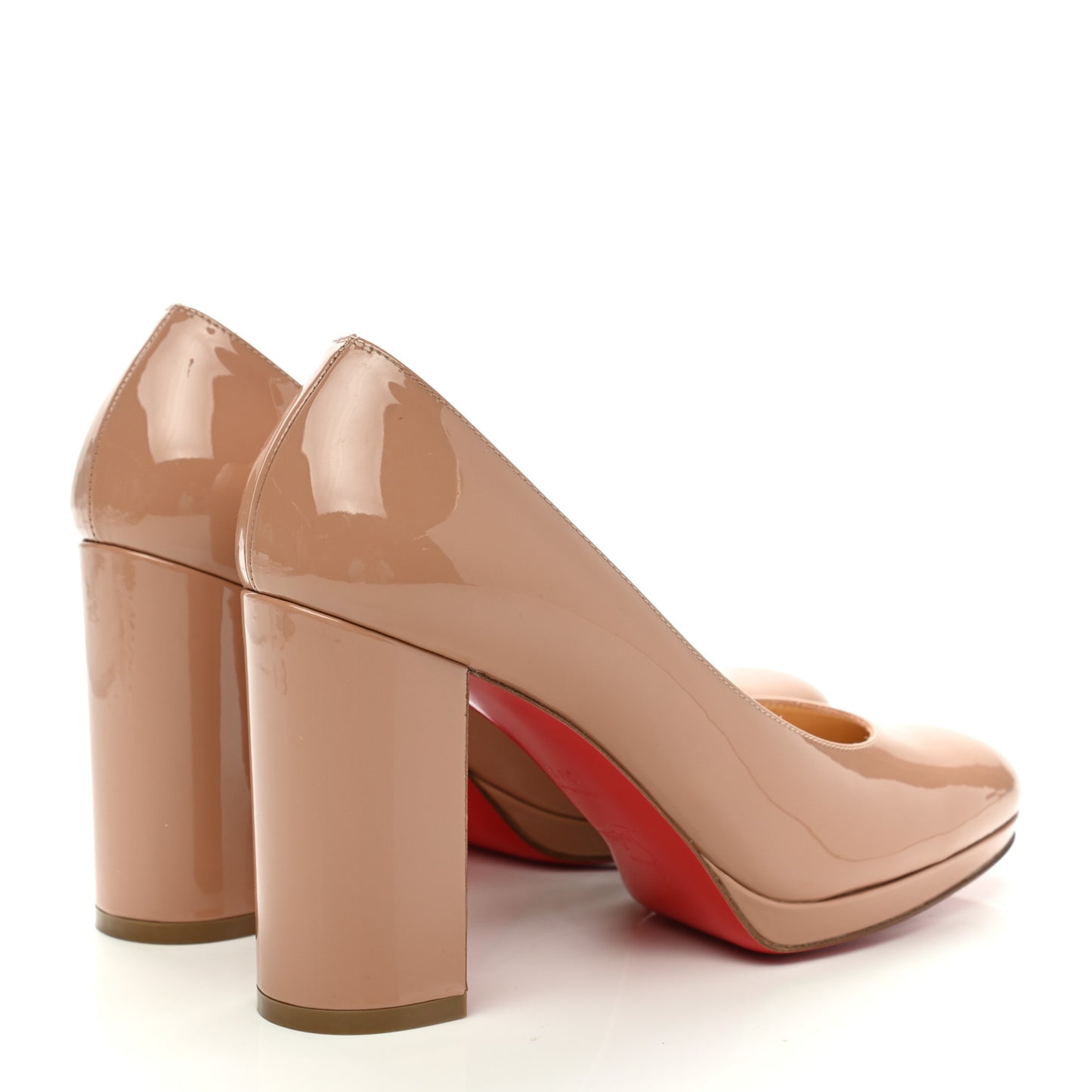 Patent Kabetts 100 Pumps 37.5 Nude