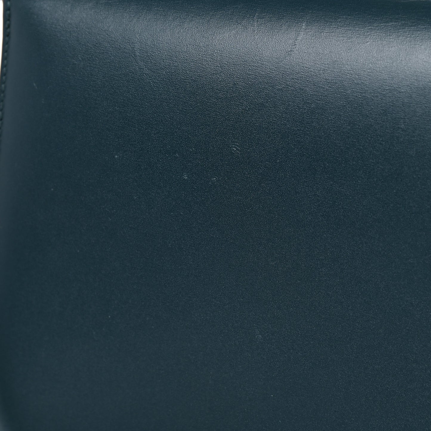 Box Calfskin Medium Classic Box Flap Bag Dark Green