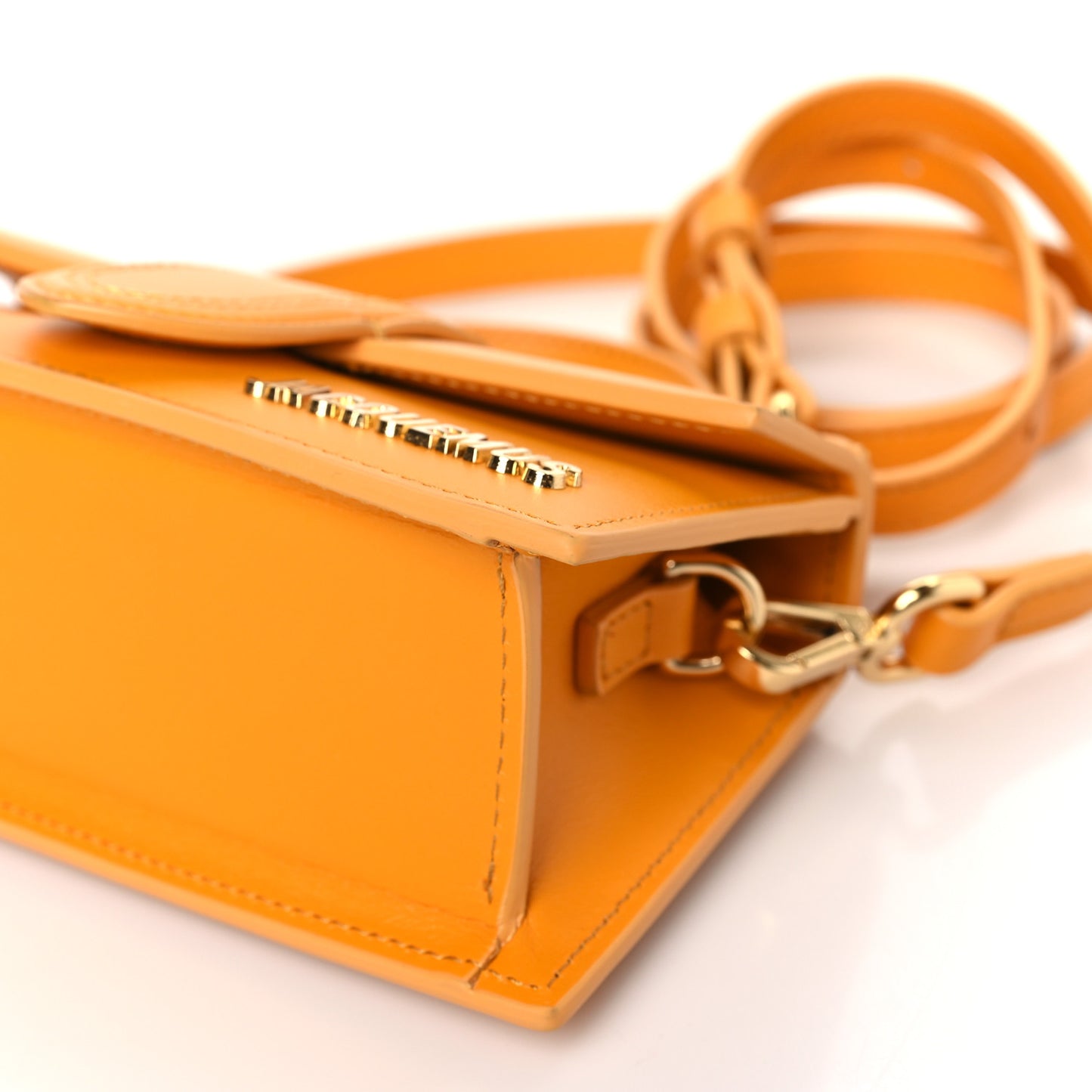 Smooth Calfskin Le Bambino Dark Orange