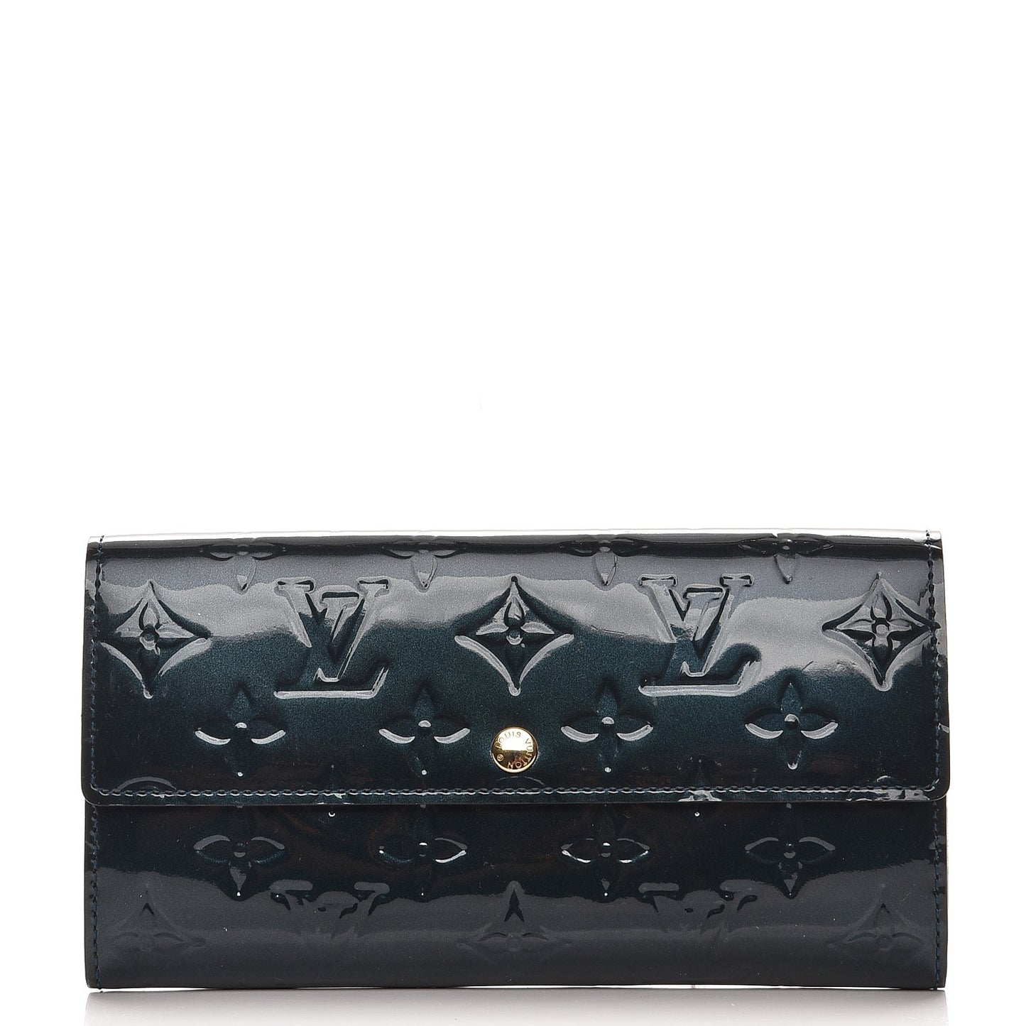 Vernis Sarah Wallet Blue Nuit