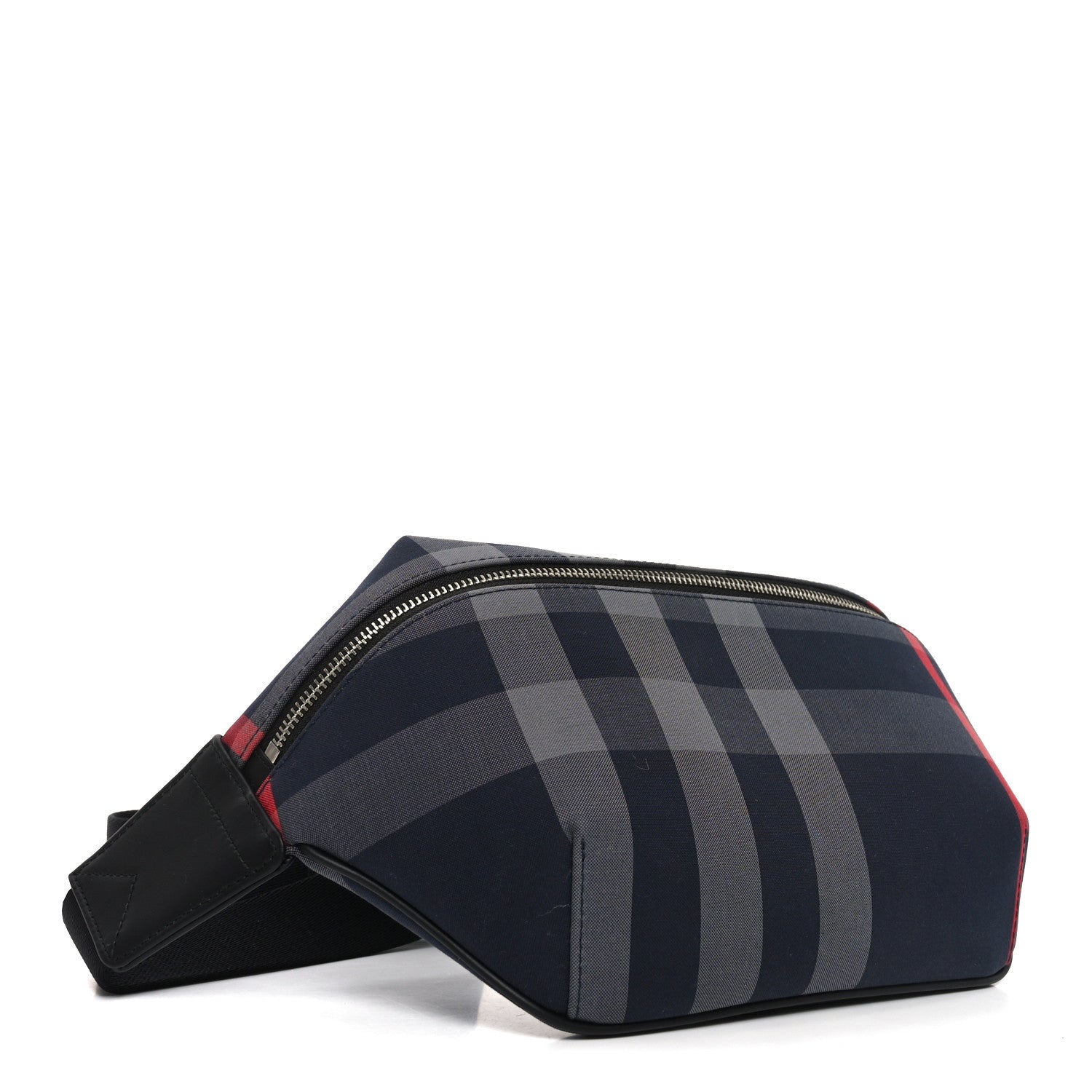 Burberry House Check Sonny Bum Bag Navy Grey 4 of 9