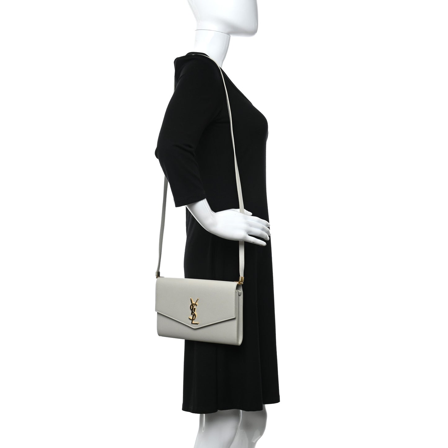 Grain de Poudre Mini Uptown Crossbody Bag Porcellana