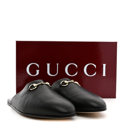 Gucci Calfskin Mens Horsebit Slippers 11 Black 11 of 11