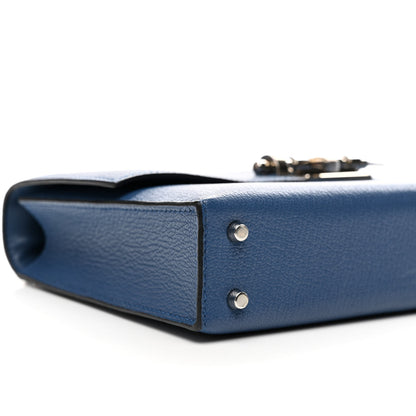 Hermes Chevre Mysore Mini Verrou Chaine Bag Bleu Agate 9 of 10