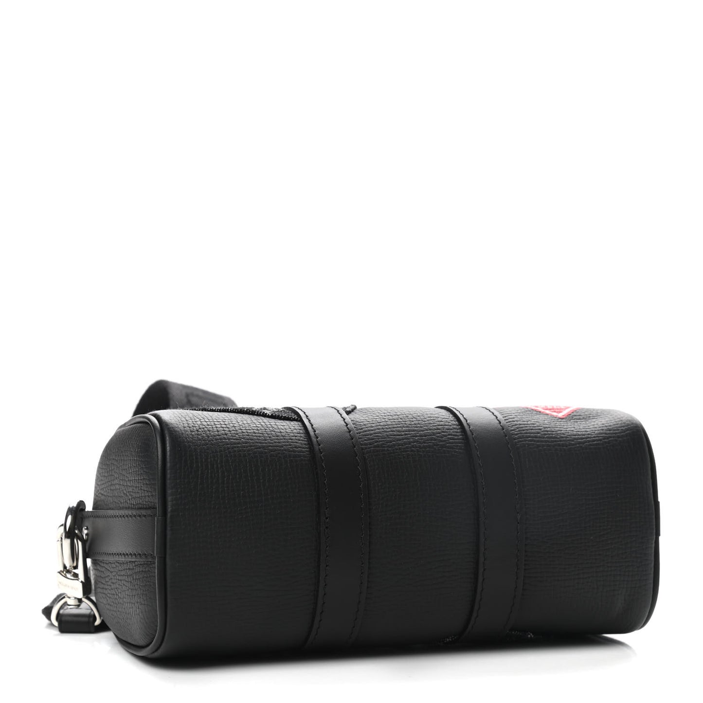 X NIGO Taurillon Monogram Denim Drip Keepall XS Black