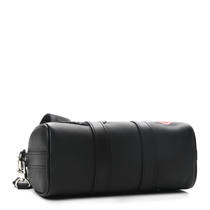 Louis Vuitton X NIGO Taurillon Monogram Denim Drip Keepall XS Black 4 of 8