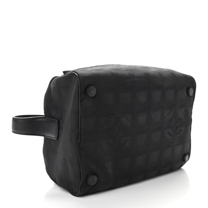 Chanel Nylon Travel Cosmetic Case Black 4 of 10