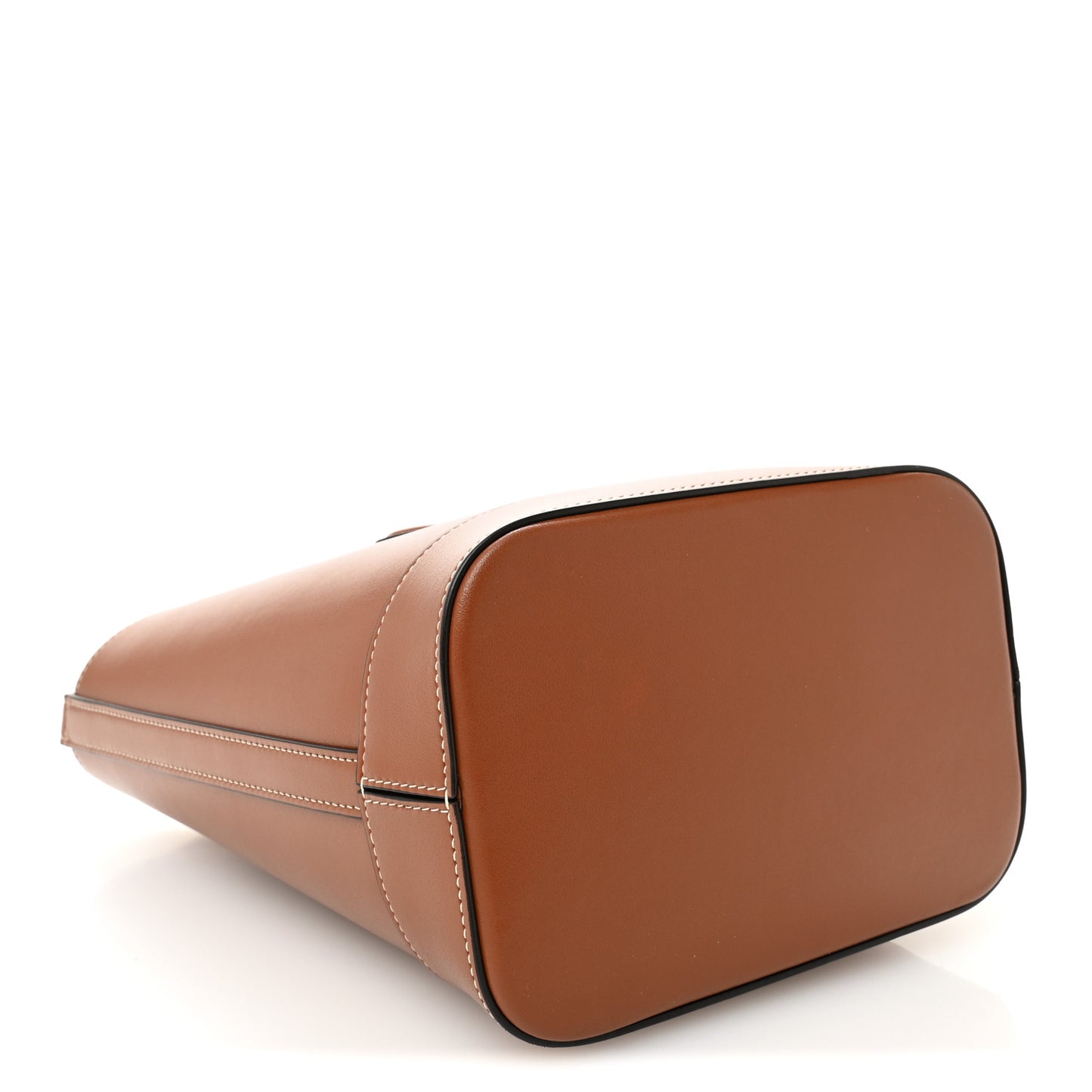 Smooth Calfskin Small Cuir Triomphe Bucket Bag Tan