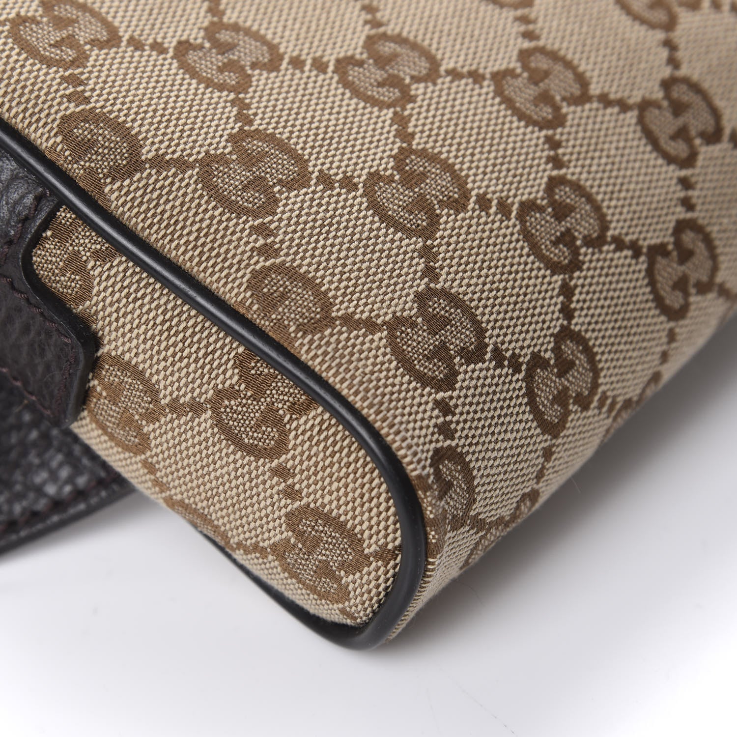 Gucci Monogram Belt Bag Dark Brown 6 of 10