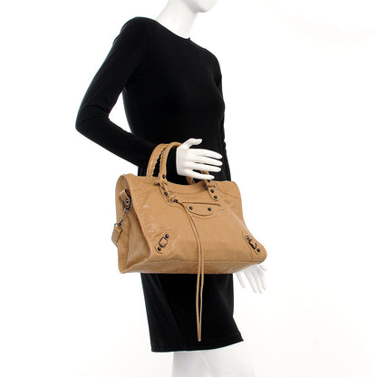 Balenciaga Agneau Classic Hardware City Beige Nougatine 3 of 10