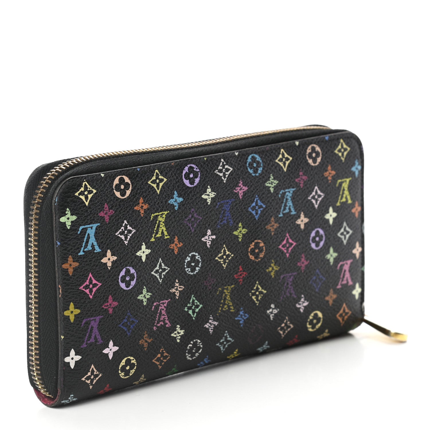 Louis Vuitton Monogram Multicolor Zippy Wallet Black Grenade 6 of 16