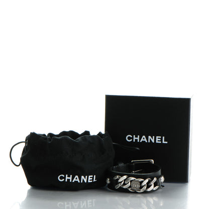 Chanel CC Chain Buckle Bracelet Black 5 of 5