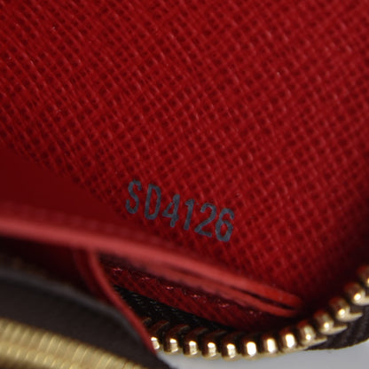 Louis Vuitton Damier Ebene Clemence Wallet Cherry 7 of 7