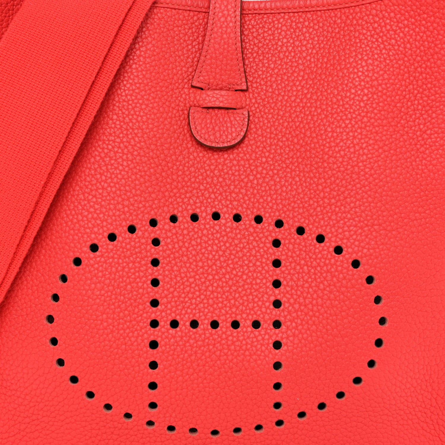 Hermes Taurillon Clemence Evelyne III PM Rose Jaipur 8 of 10