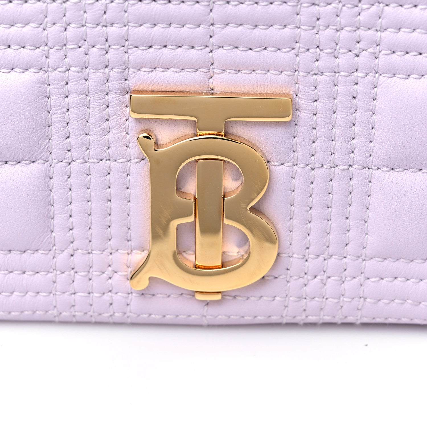 Burberry Lambskin Quilted Small Lola Bag Pale Thistle 10 of 10