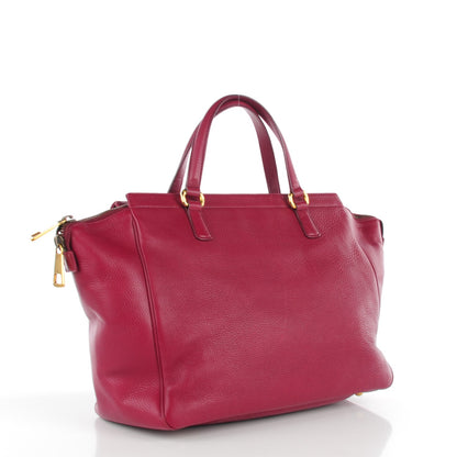 Gucci Cellarius Calfskin Medium 1973 Top Handle Satchel Cherry Gloss 3 of 7