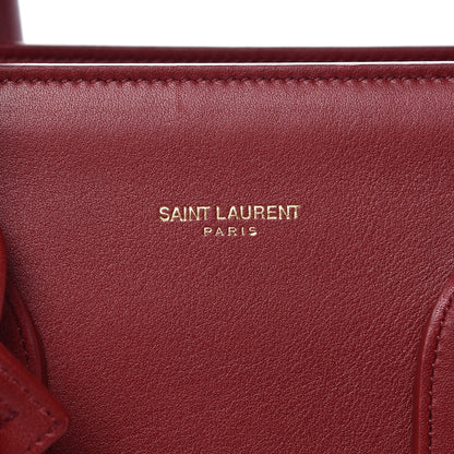 Saint Laurent Calfskin Small Sac De Jour Oxblood 7 of 12