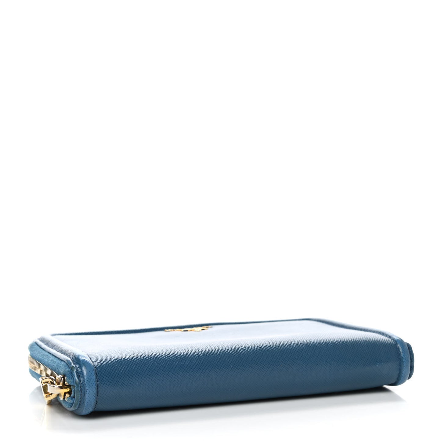 Saffiano Zip Around Wallet Cobalto